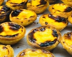 Lisbon - the countries national pastry is the Pastel de Nata, with an egg custard