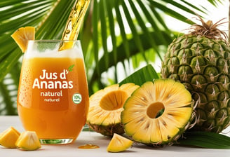 Jus d'ananas bio par NIMBA AGRO BUSINESS.