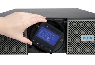 Tela de painel de nobreak em LCD para configurações de setup