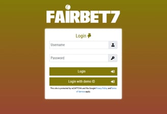 Fairbet7 Login id
