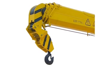 Hook Stowage Bracket for telescoping crane