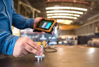 As a key loader crane QC step, we inspect internal structure and thickness to meet our pre-storage standards.