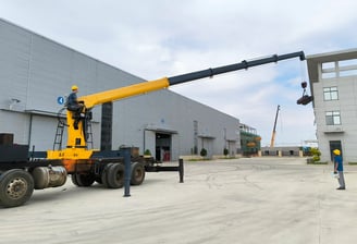 Inspection for hydraulic knuckle crane