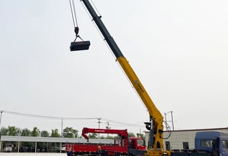 SQS350G-5 14 ton truck mounted crane manufacturers