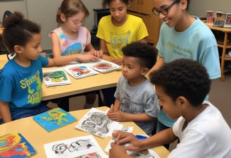 Coloring pages, children's books