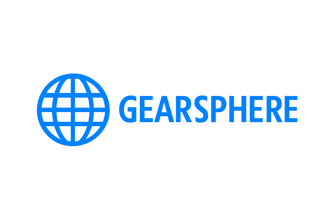 The Gearsphere logo, a globe with the word gearsphere to the right.