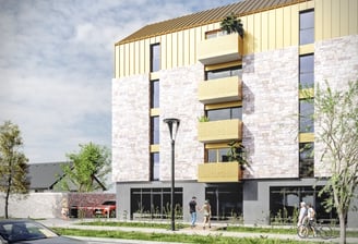 Perspective d'un logement collectif