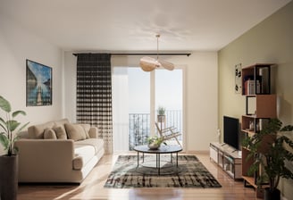 Perspective intérieure de logement