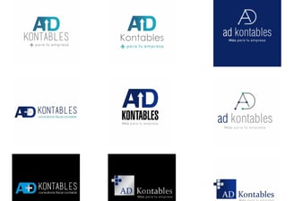 Diseño de marca gráfica (Logo), tarjetas de presentación despacho contable