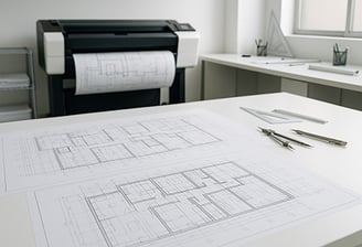 Ploteo de planos AutoCAD en Lima con delivery 24 horas - impresión profesional A0 y A1