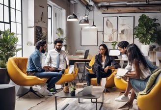 person wearing suit reading business newspaper