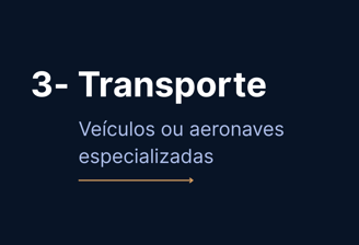 imagem de transportes para translados de corpos nacionais ou internacionais