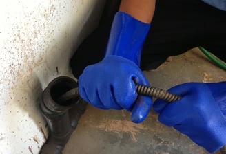 desentumento tubulação