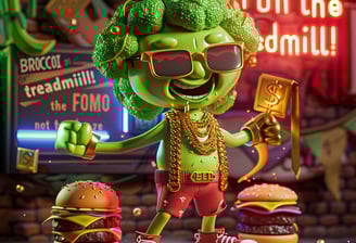 $BROCCOING is a revolutionary memecoin built on the Solana blockchain, combining fitness humor with