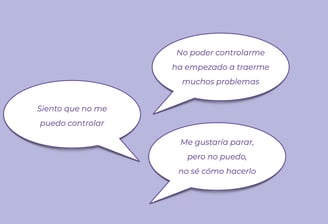 Siento que no me puedo controlar