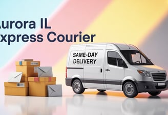 a van with boxes and boxes of boxes on it