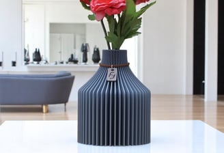 Vaso Trama-Verty Fossil stone