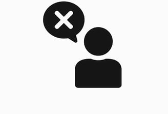a person with a speech bubble bubble in a speech bubble