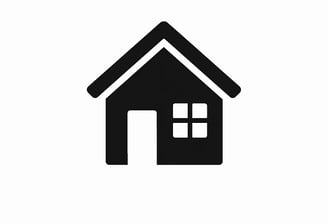 a house with a house shaped like a house