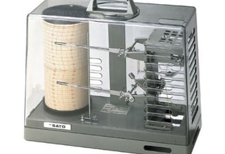 isuzu sato thermo-hygrograph temperature data logger