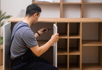 menuiserie intérieure pour aménagement de dressing