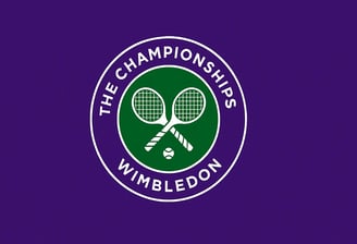 Wimbledon 2025 logo with final results and country winners summary