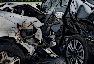 Accidentes de tránsito choque de autos atropellado