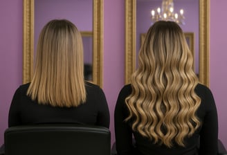 Applicazione extension capelli naturali a Cagliari – Salone specializzato in Sardegna
