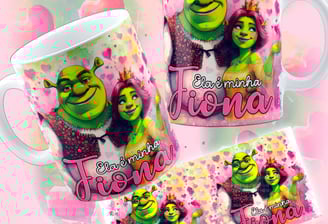 Ilustração caneca Fiona