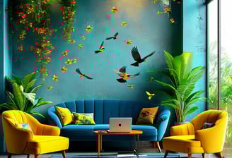 An office space like fairy tale