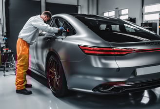 Pose de film teintées vitre par luxuria auto detailing aix les bains chambéry savoie