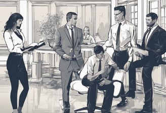 a laptop computer sitting on top of a wooden desk