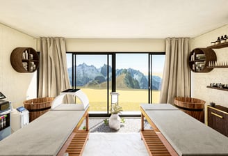 Diseño de Spa con arquitectura sensorial.