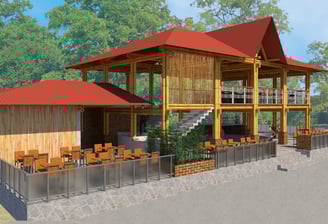 Salón de eventos con diseño campestre. Guayas -Ecuador
