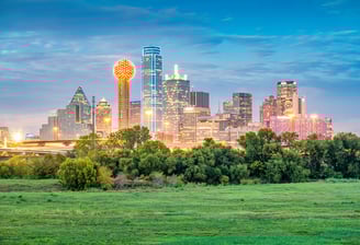 Dallas City at Night