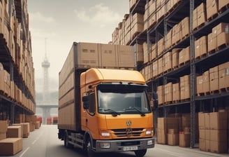 A complex array of industrial machinery and pipes with a large valve wheel dominates the scene. The machinery appears metallic and rugged, with various interconnected components.