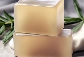 a soap bar with a soap bar on top of it