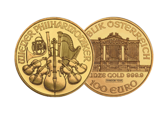 1 oz gold philharmonic coin