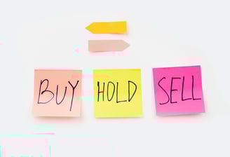 buy hold or sell sticky notes for passive investing