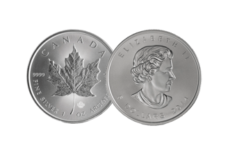 canadian silver maple leaf coin