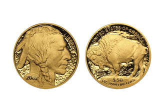 gold american buffalo coins
