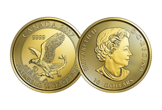 gold canadian eagle coin