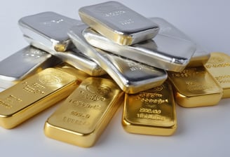 high quality gold and silver bars