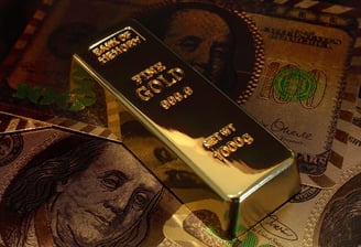 medium gold bar for investing