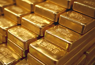 shiny gold bars