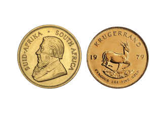 south african krugerrand gold coin