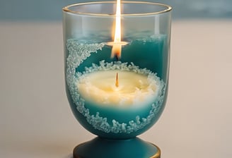 lighted tealight candle holders