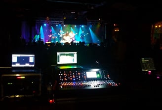 Mixing Live Sound event featuring Andy Timmons, Christone Kingfish Ingram, and Andy Wood
