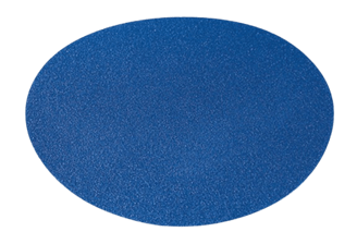 a blue circular object with a blue background