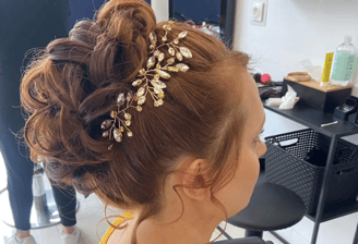 coupe de cheveux de mariage